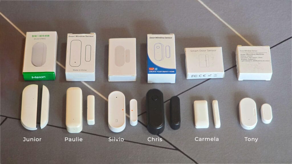 Zigbee Door Sensor Testing SmartHomeScene Mounted on Door
