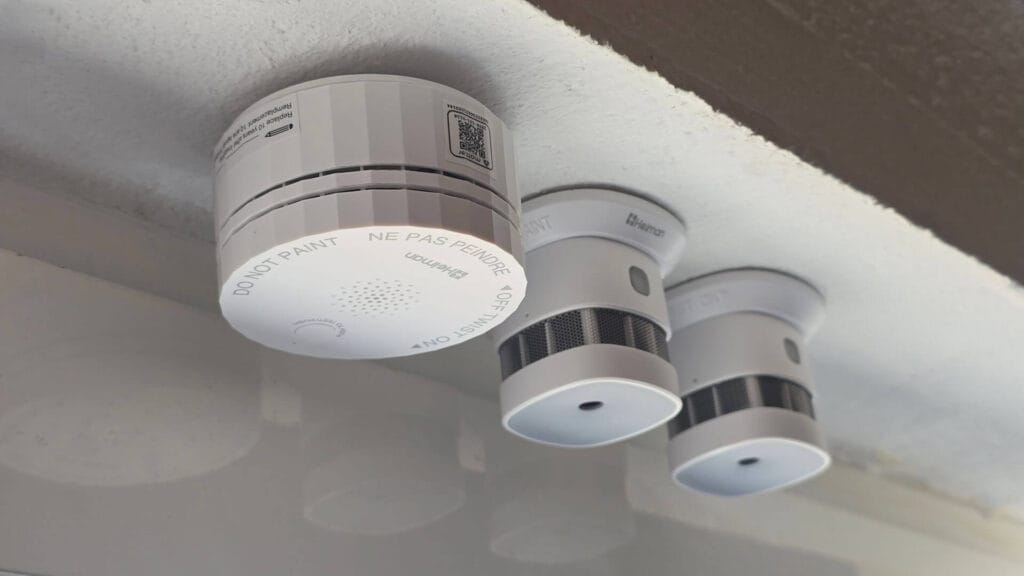 Heiman Smart Smoke Detectors Installed in office 2