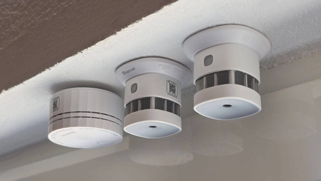 Heiman Smart Smoke Detectors Installed in office 3