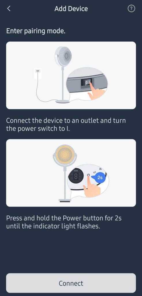 SwitchBot Standing Circulator Fan Added to App 1