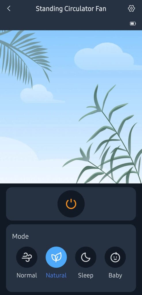 SwitchBot Standing Circulator Fan Added to App 4
