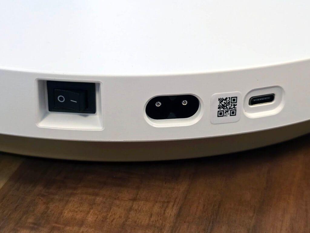 SwitchBot Standing Circulator Fan Back Ports