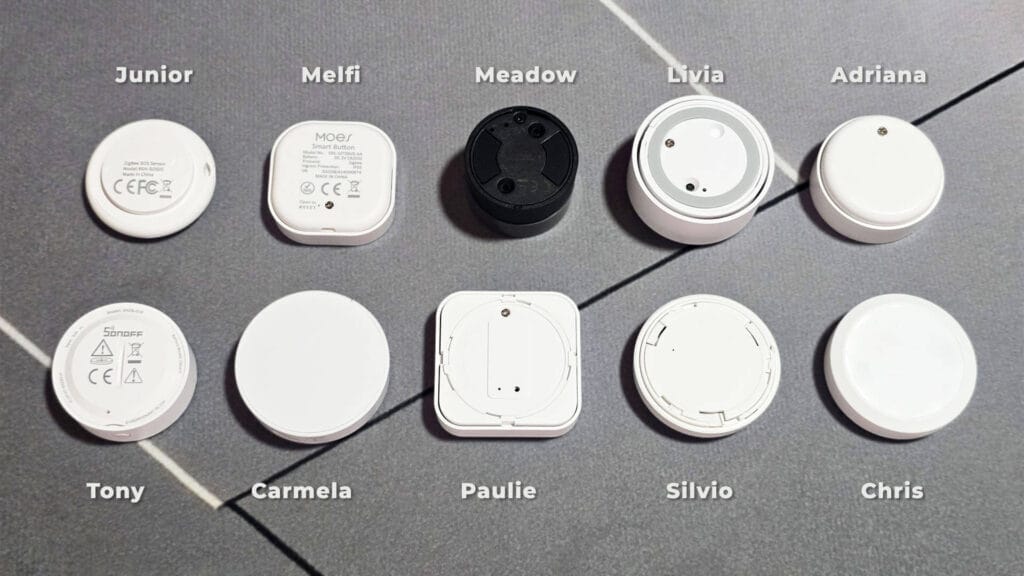 10 Zigbee Smart Buttons from AliExpress Tested by SmartHomeScene: Bottom View