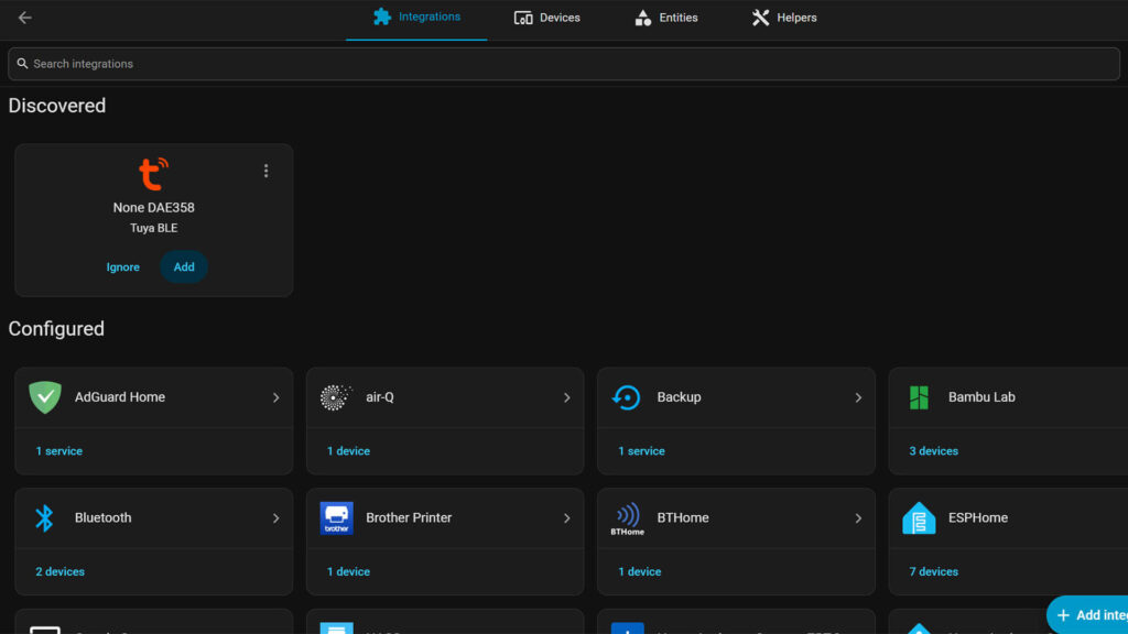 Tuya BLE Integration Added to Home Assistant