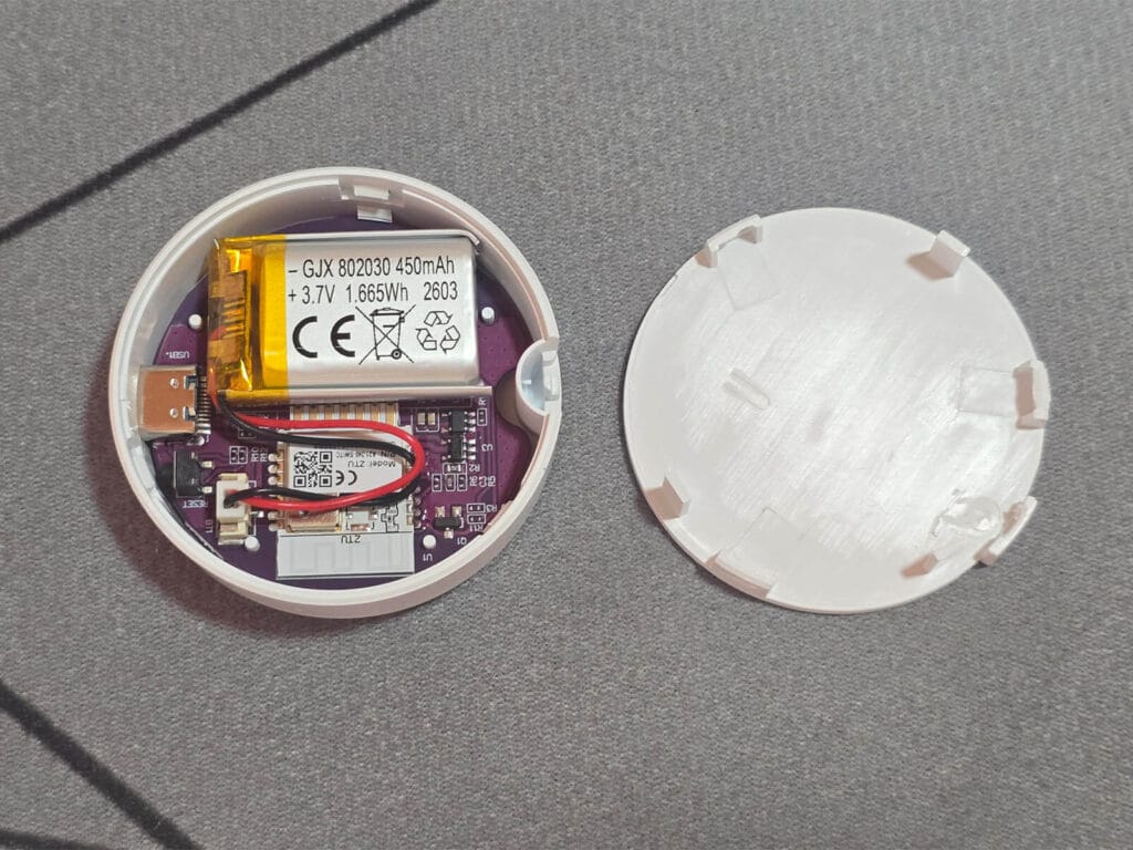 Carmela Zigbee Smart Button Open Case