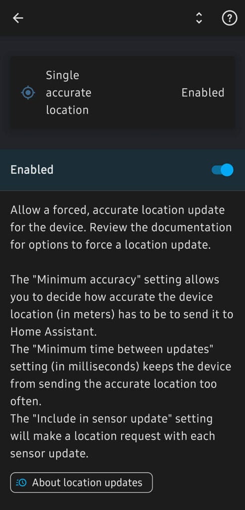 Single Accurate Location Sensor in Home Assistant
