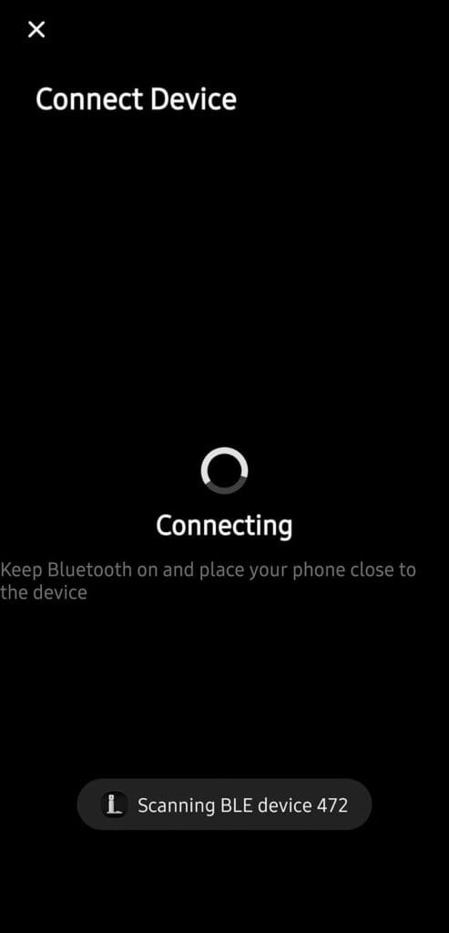 Sleepal AI Lampp App Pairing Step 2
