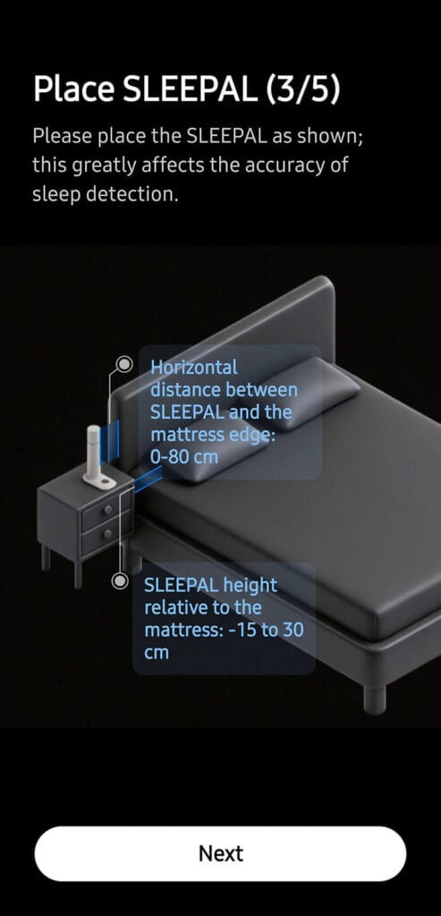 Sleepal AI Lampp App Pairing Step 5