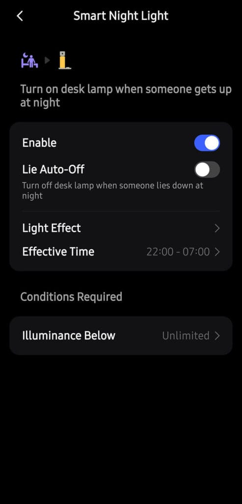 Sleepal AI Lamp Automations Smart Night Light