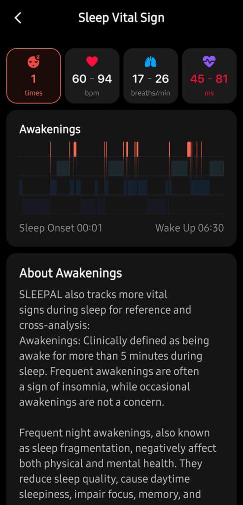 Sleepal AI Lamp Vital Signs 1