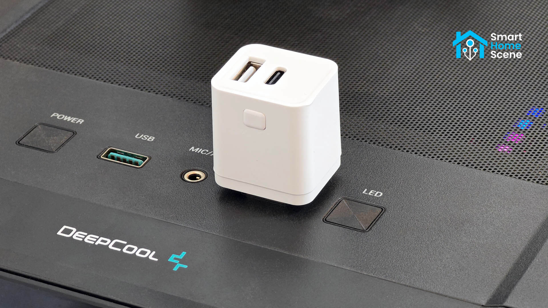 Zigbee USB-C Smart Switch Review SmartHomeScene: Plugged into PC