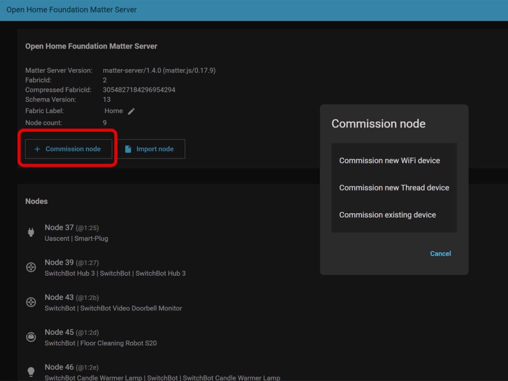 Add Matter Devices to Home Assistant Without Phone: Commission Node