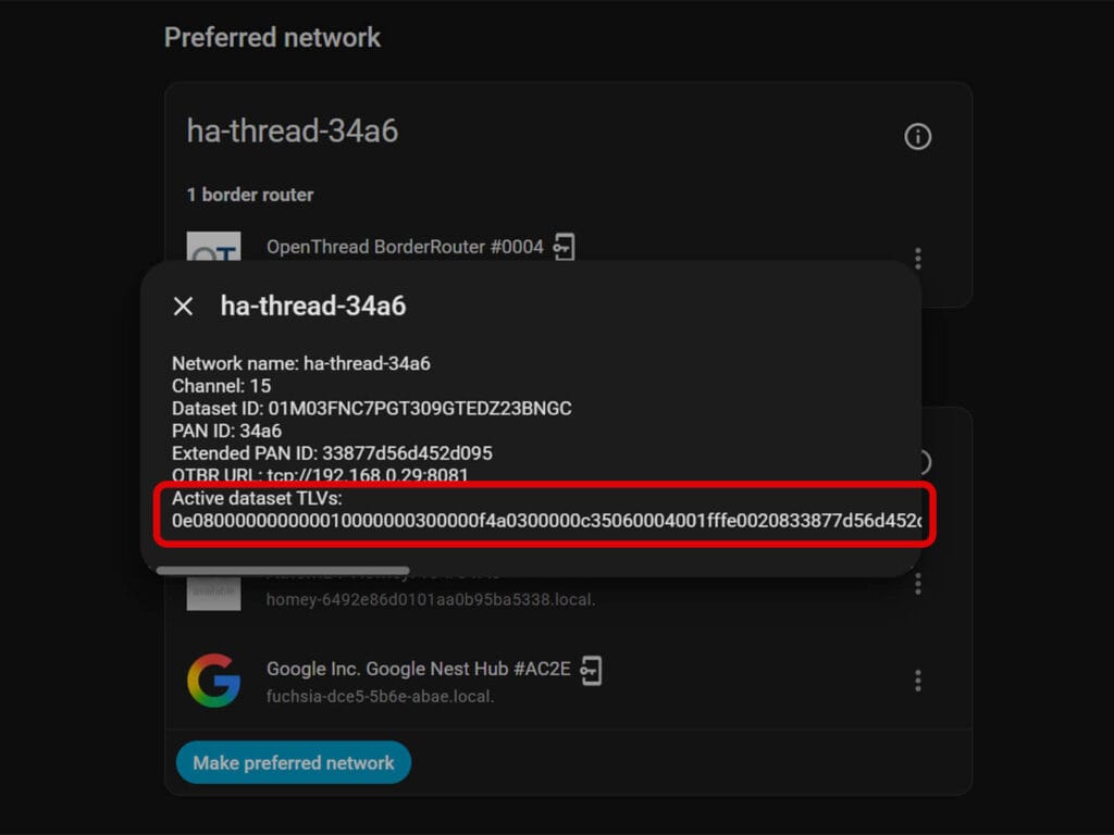 Add Matter Devices to Home Assistant Without Phone: Thread Dataset TLV