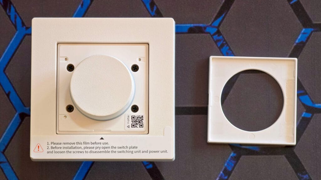 Aqara Dimmer Switch H2 Review SmartHomeScene: Cover plate