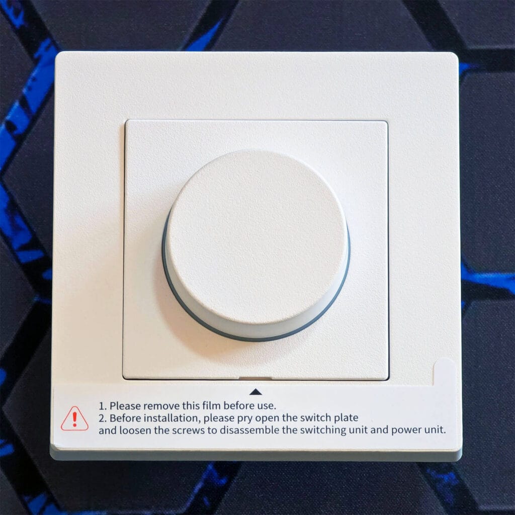 Aqara Dimmer Switch H2 Review SmartHomeScene: Front