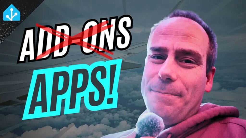Renaming Add-ons to Apps Frenck Home Assistant