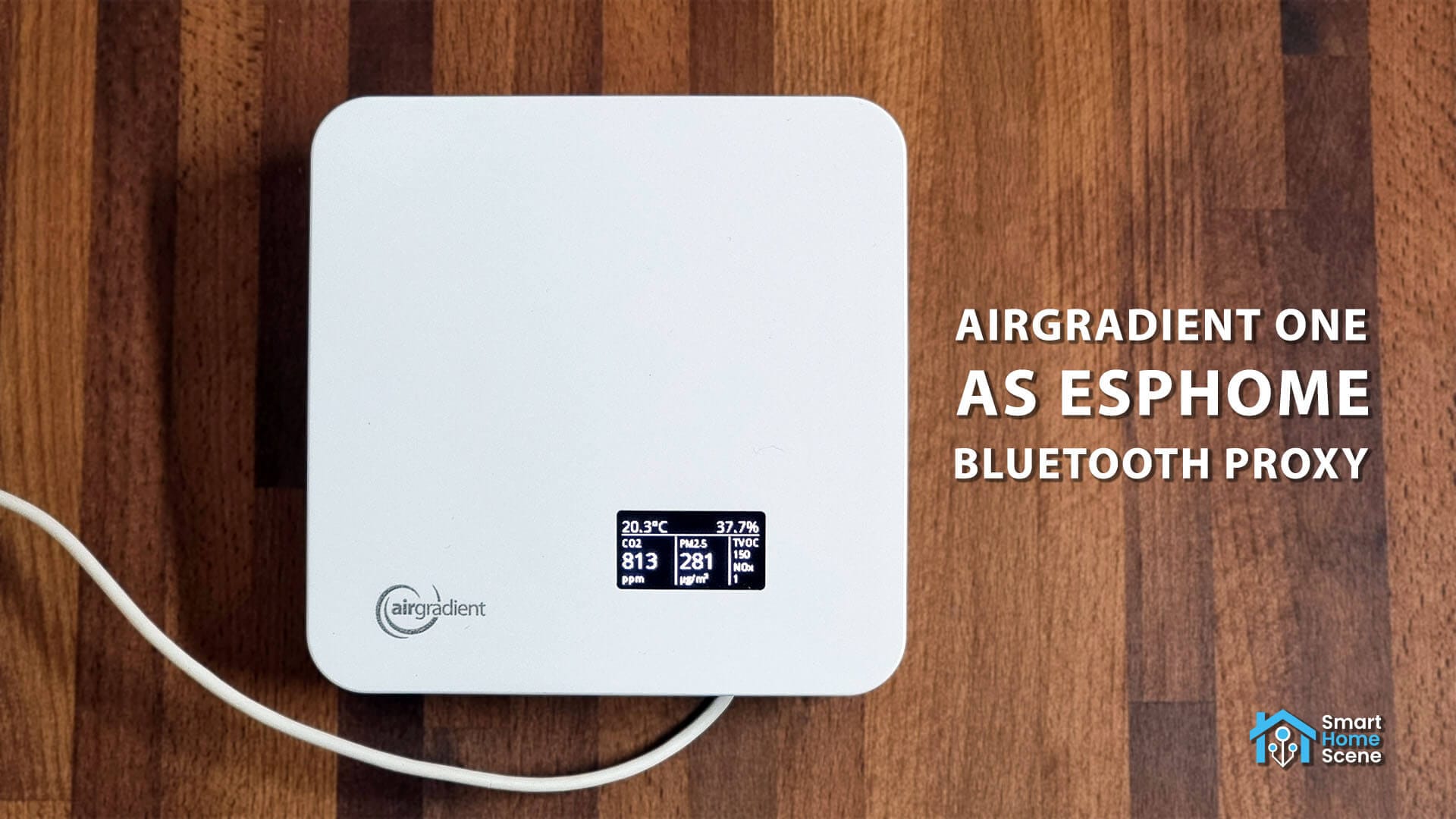 Using AirGradient ONE as ESPHome Bluetooth Proxy