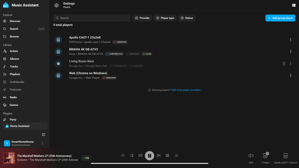 Apollo Automation CAST-1 Review SmartHomeScene: Added to Music Assistant