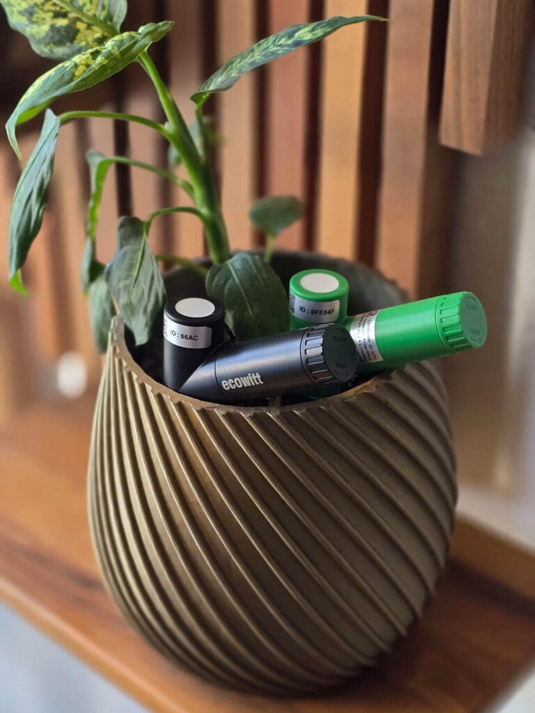 Ecowitt WH51 vs WH52 Soil Sensors In Pot