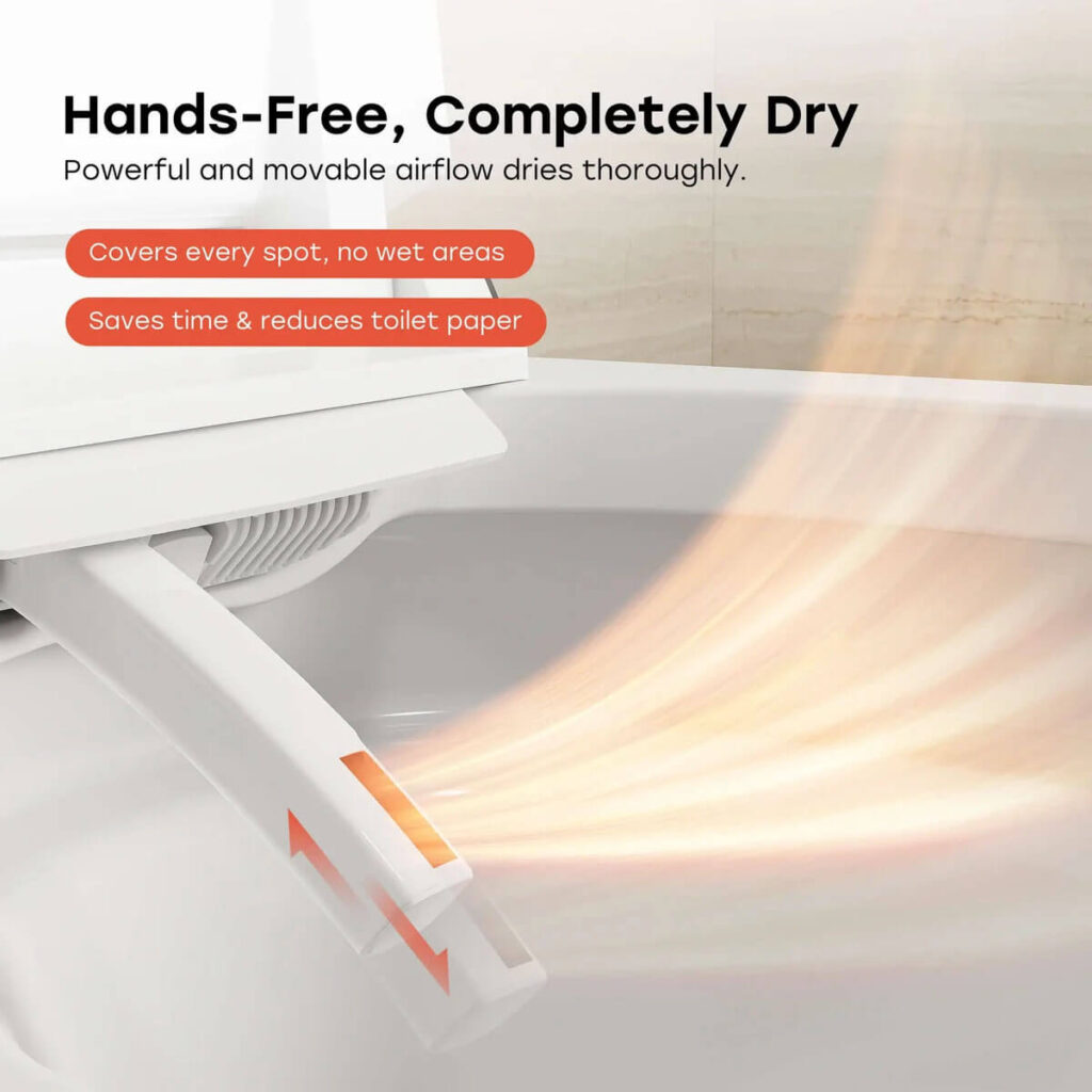 Horow X70 Smart Toilet with a bidet dryer