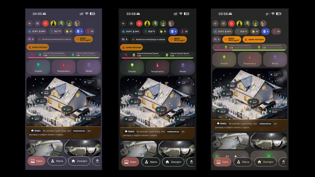Best Home Assistant Dashboard Themes: Bubbles Theme 1