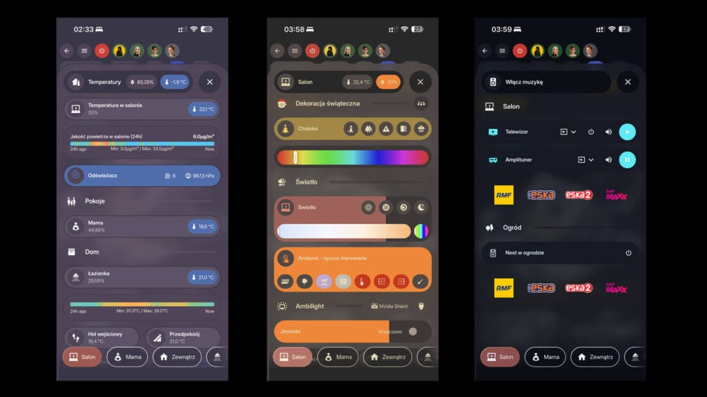 Best Home Assistant Dashboard Themes: Bubbles Theme 2