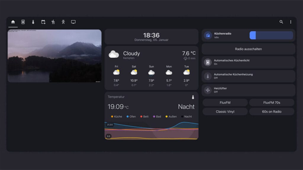 Best Home Assistant Dashboard Themes: Graphite Theme Dark