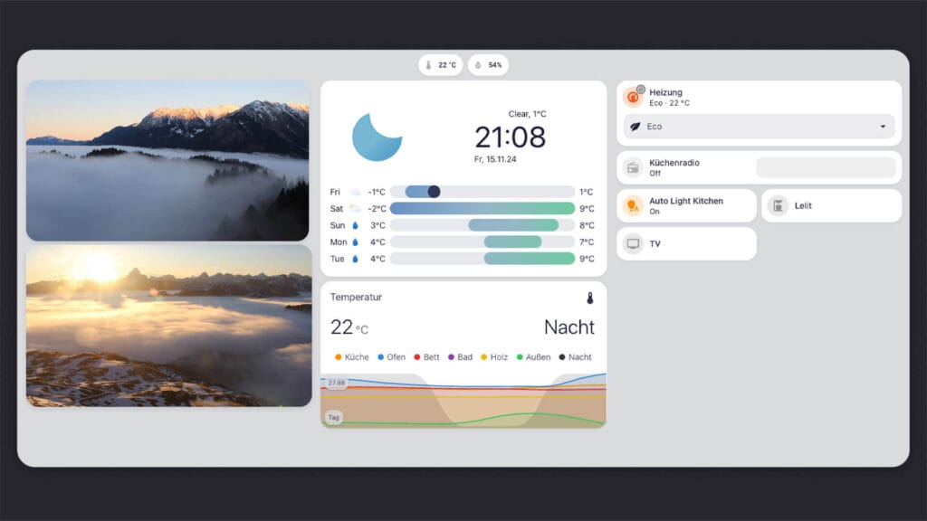 Best Home Assistant Dashboard Themes: Graphite Theme Light