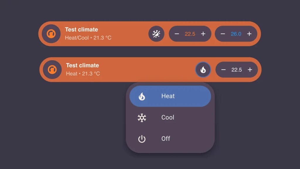 Bubble Climate Card - SmartHomeScene List