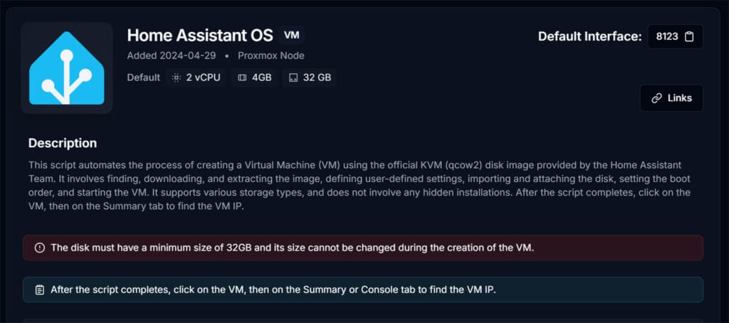 Installing Home Assistant OS on Proxmox 9 with Community Script