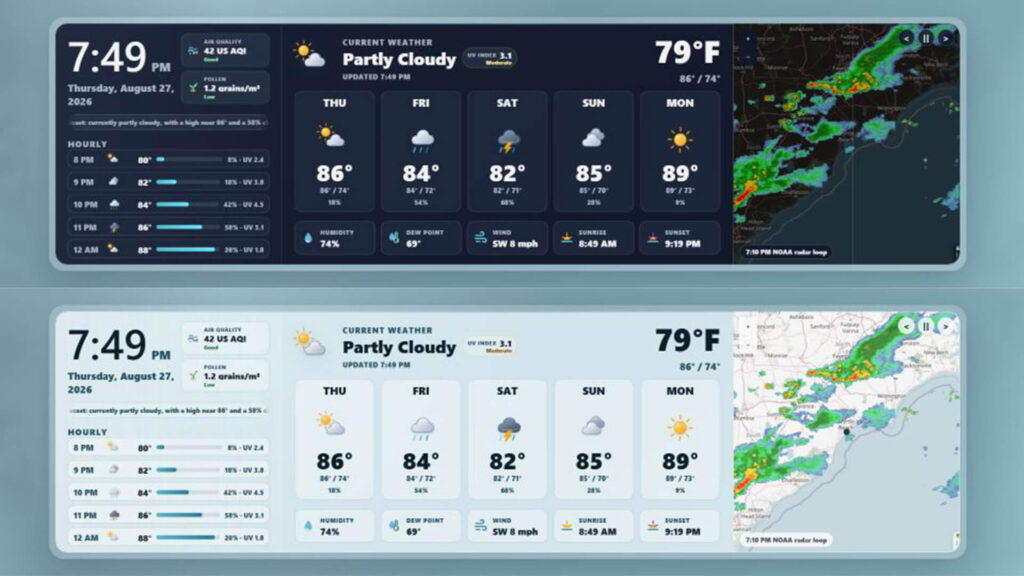 RadarWise Card - SmartHomeScene List